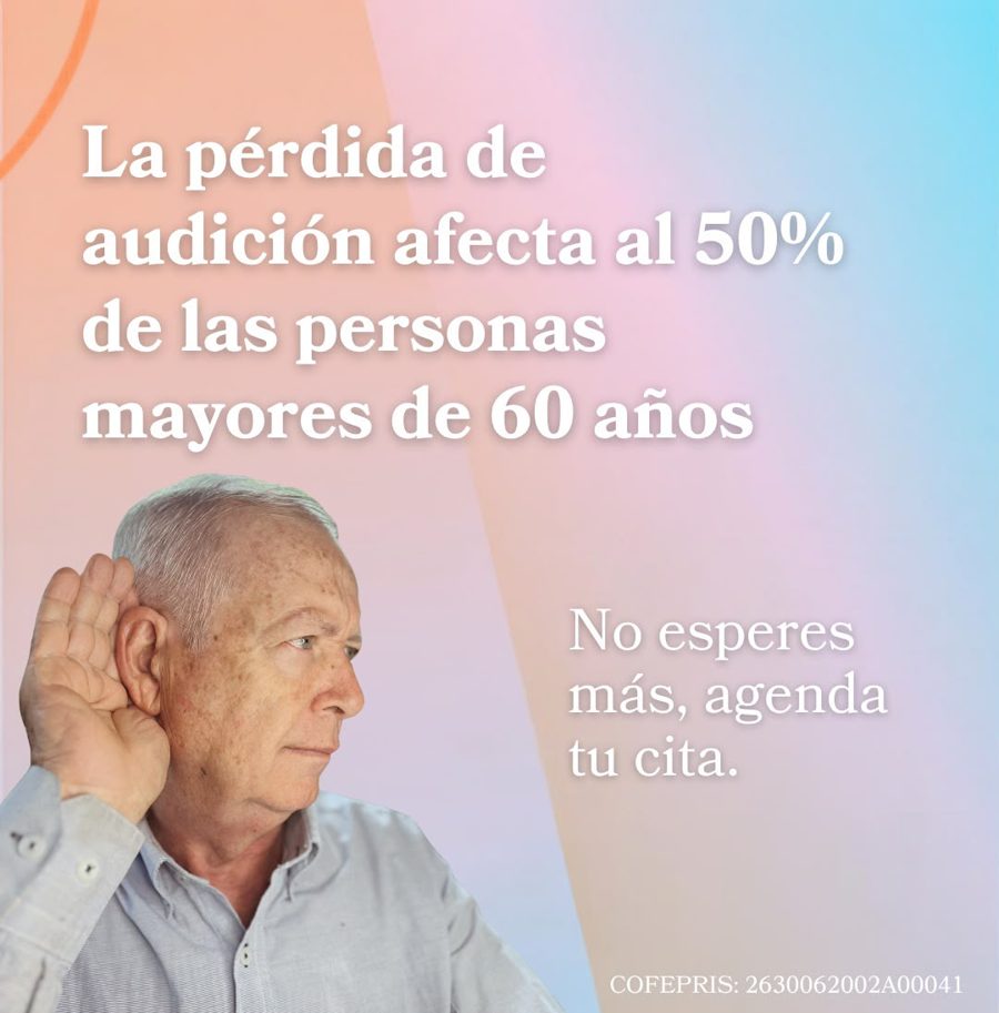 La pérdida de audición afecta al 50% de las personas mayores de 60 años